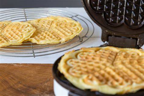 Bourbon Vanille Waffeln frisch aus dem Waffeleisen