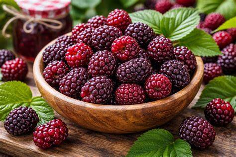 Boysenbeeren im Korb