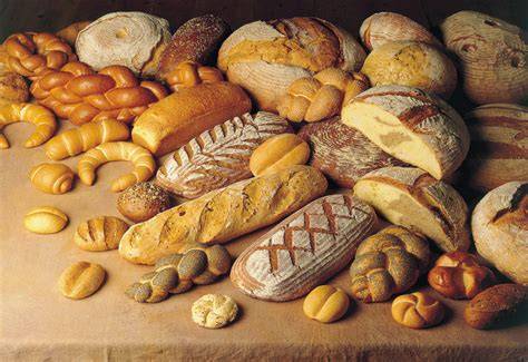 Brötchen und Brot Vielfalt: Auswahl in einer Bäckerei