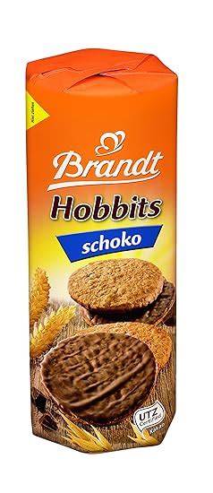 Brandt Hobbits Schokolade Verpackung und Label Grüne Punkt