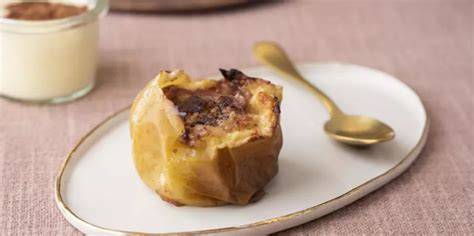 Bratäpfel mit Marzipan und Vanilleschote