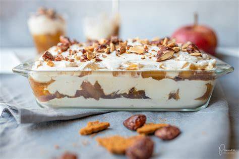 Bratapfel Tiramisu mit Spekulatius und Mascarpone
