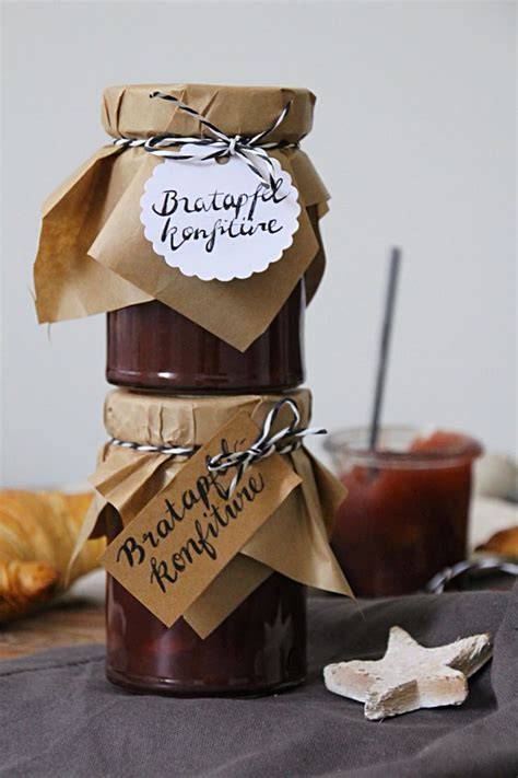 Bratapfelmarmelade als Geschenkidee