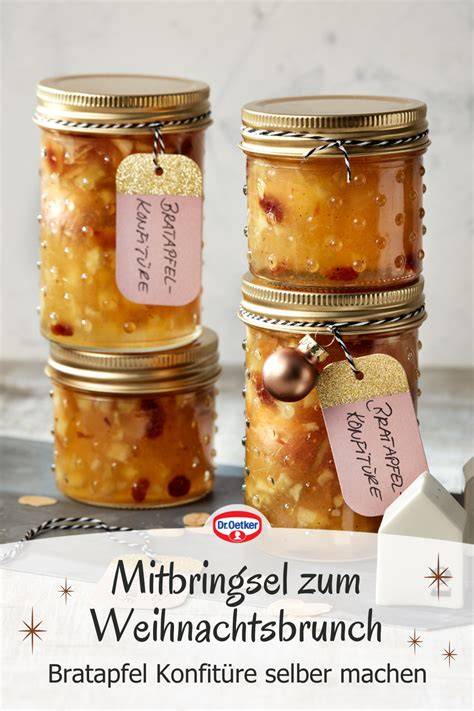 Bratapfelmarmelade im Advent und als Weihnachtsgeschenk