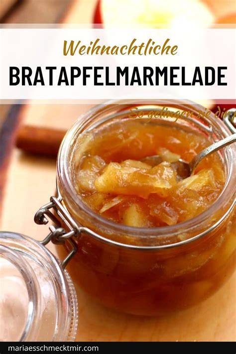 Bratapfelmarmelade mit Weihnachtsgewürzen