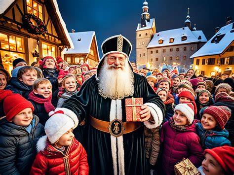 Brauchtum Nikolaustag - Historische Darstellung