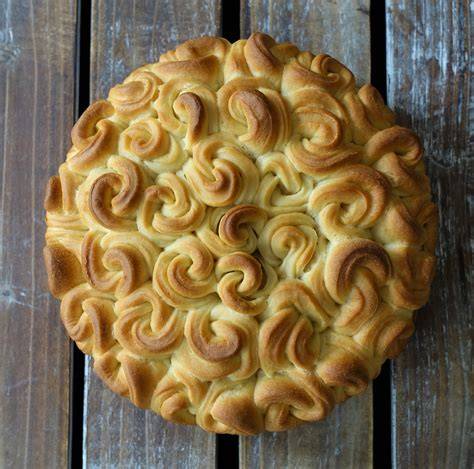 Brioche Bouclettes - aufgerollte Röschen