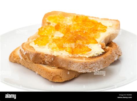 Britische Orangenmarmelade auf Toast