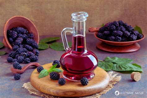 Brombeersaft als Schorle, im Joghurt und als Zutat für Dressings
