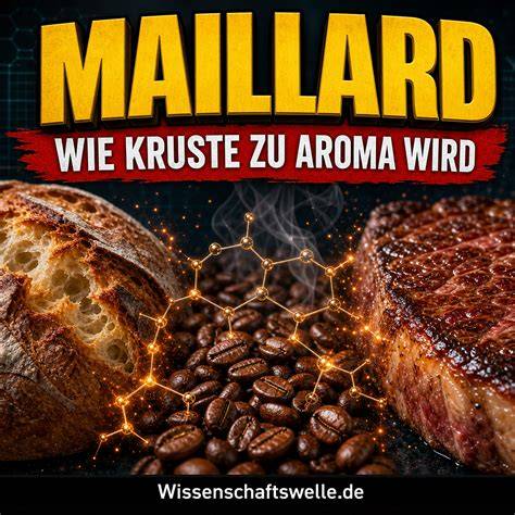 Brotkruste: Maillard-Reaktion und Dunkelfärbung