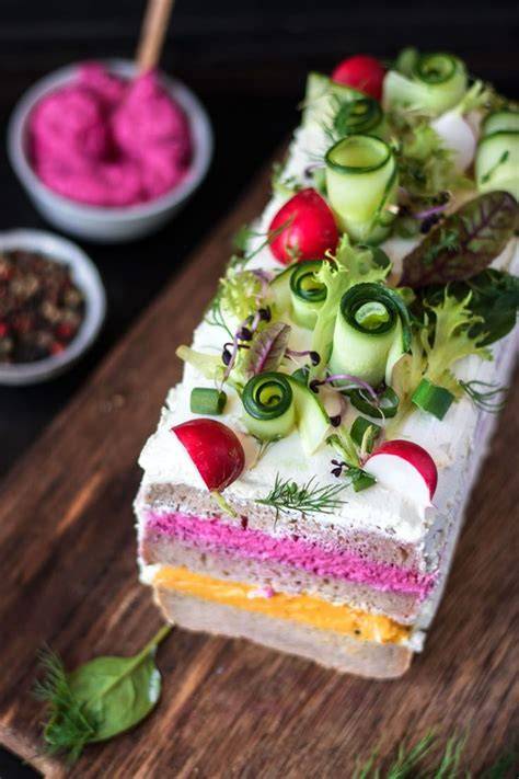 Brottorte vegetarisch und vegan: Zutaten und Anrichtemöglichkeiten