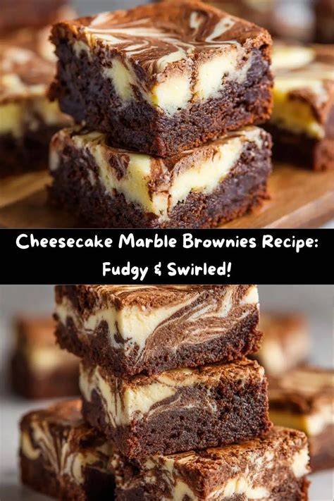 Brownie Marble Cheesecake mit Schokoladenmarmorierung