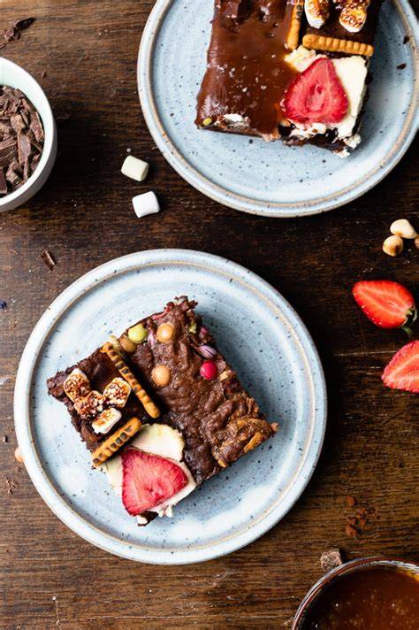 Brownies im Kühlschrank und luftdicht verpackt