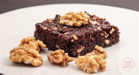 Brownies mit Walnüssen und Schokoganache