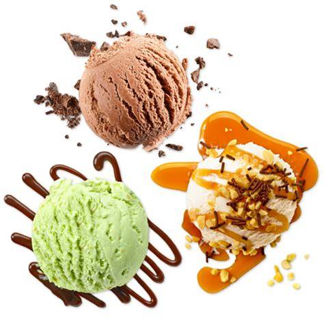 Bruno Gelato Eissorten - Infografik