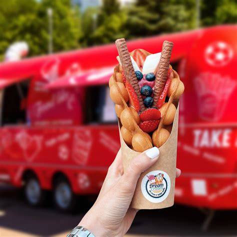 Bubble Waffel Wagen bei Events