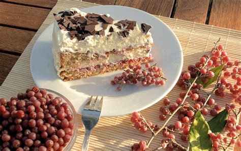 Buchweizen-Torte mit Ölweiden-Marmelade - detaillierte Ansicht