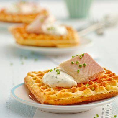 Buchweizenwaffeln herzhaft mit Beilage