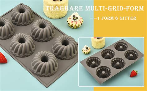 Bundt-Kuchen Formen und Muster