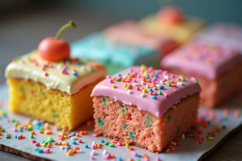 Bunte Auswahl: Verschiedene Blechkuchen nebeneinander