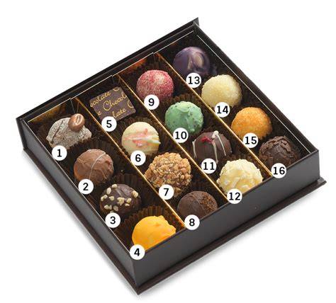 Bunte Auswahl verschiedener selbstgemachter Pralinen