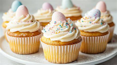 Bunte Cupcakes mit reichlich Frosting