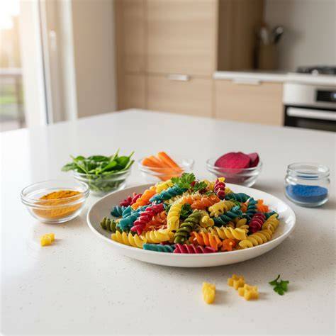 Bunte Glasuren auf Keksen (natürliche Farben)