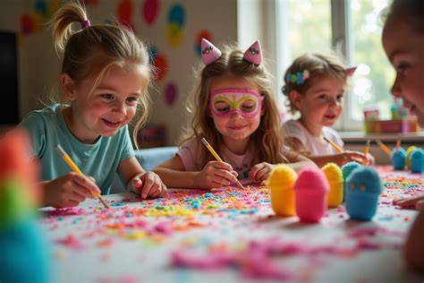 Bunte Ideen für Kindergeburtstage und Karneval