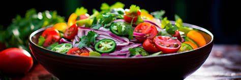 Bunte Salatschüssel mit Orangen-Dressing