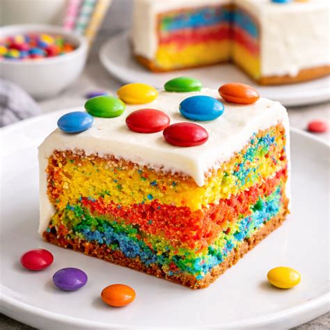 Bunte Smarties auf der Schmetterlingstorte als Dekoration