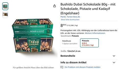 Bushido Dubai‑Schokolade Verpackungsdesign (Comicstil)