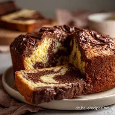 Butter Marmorkuchen Rezeptkarte
