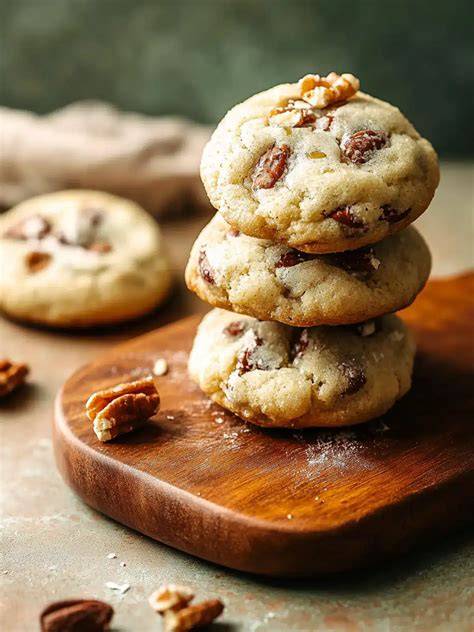 Butter Pekannuss Cookies auf Gitter