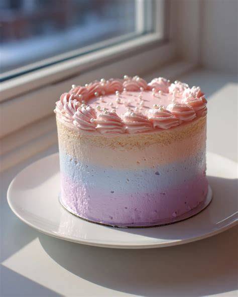 Buttercreme farbverlauf und Palette
