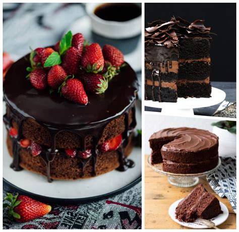 Buttercreme-Variationen: Schoko, Frucht, Vanille (Collage)