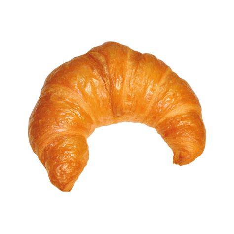 Buttercroissant auf Teller, Nahaufnahme