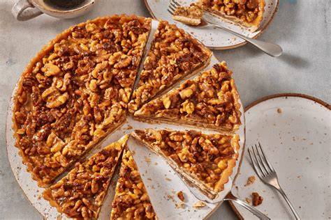 Butterkekse mit Karamell und Walnuss im Muffinförmchen