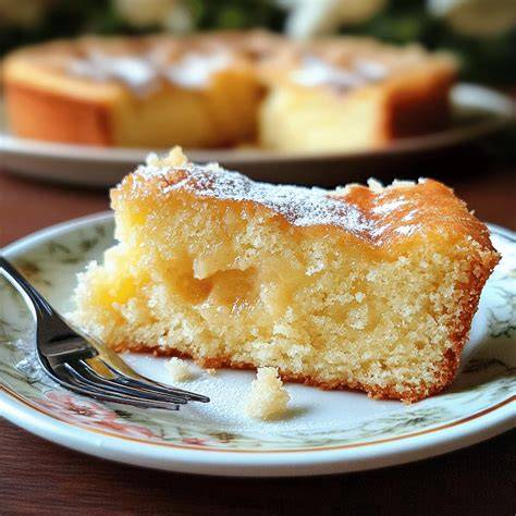 Butterkuchen zum Nachmittagskaffee serviert