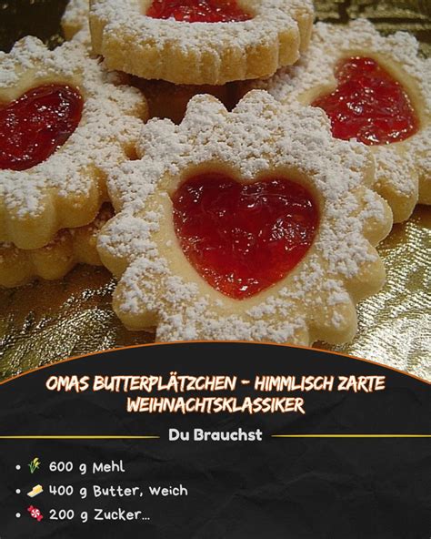 Butterplätzchen Zutaten und Zubereitung
