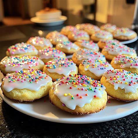 Butterplätzchen mit verschiedenen Dekorationen