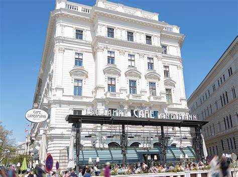 Café Landtmann an der Wiener Ringstraße