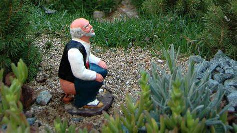 Caganer-Figur in der Krippe