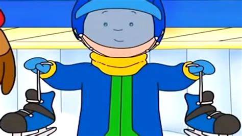 Caillou beim Eislaufen