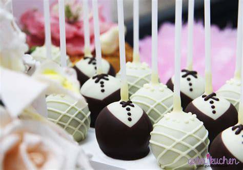 Cake Pops Braut und Bräutigam