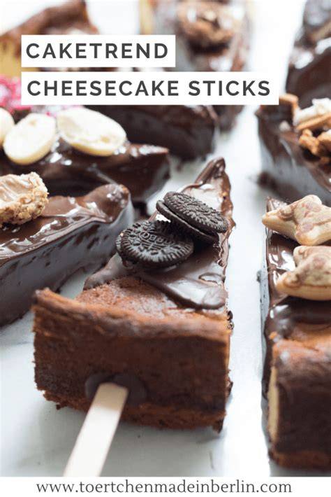Caketrend 2021: Die beliebtesten Cheesecake Sticks