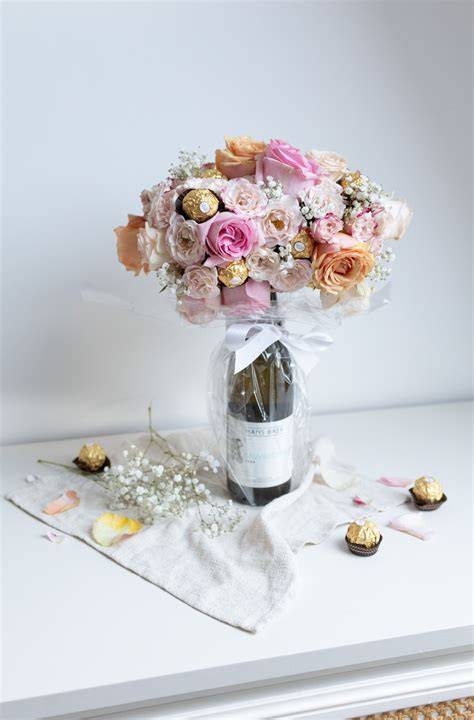 Candy Cake mit Flasche oben