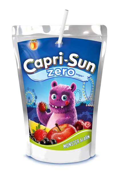 Capri Sun Zero im POS-Display neben Monster Alarm Zero