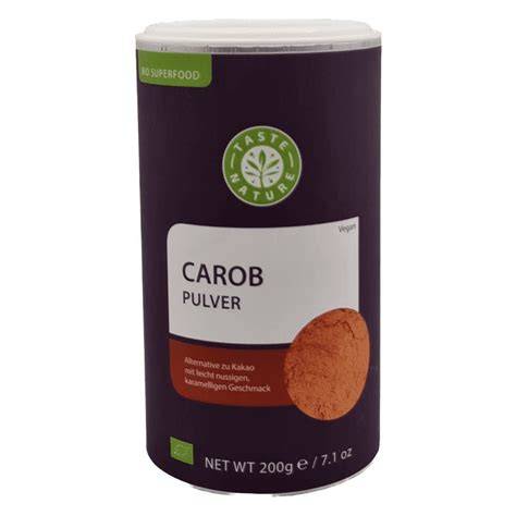 Carob-Pulver als Alternative zu Kakao