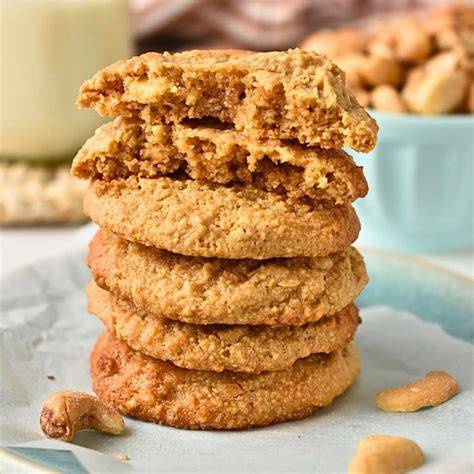 Cashew Cookies aromatisch und goldgelb gebacken