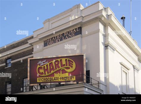 Charlie und die Schokoladenfabrik - Bühnenplakat im Londoner West End